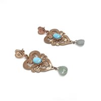 Boucles d'oreilles Sacramore Firenze Femme in Argent Pasta di turchese OR 7602 - OR 7602